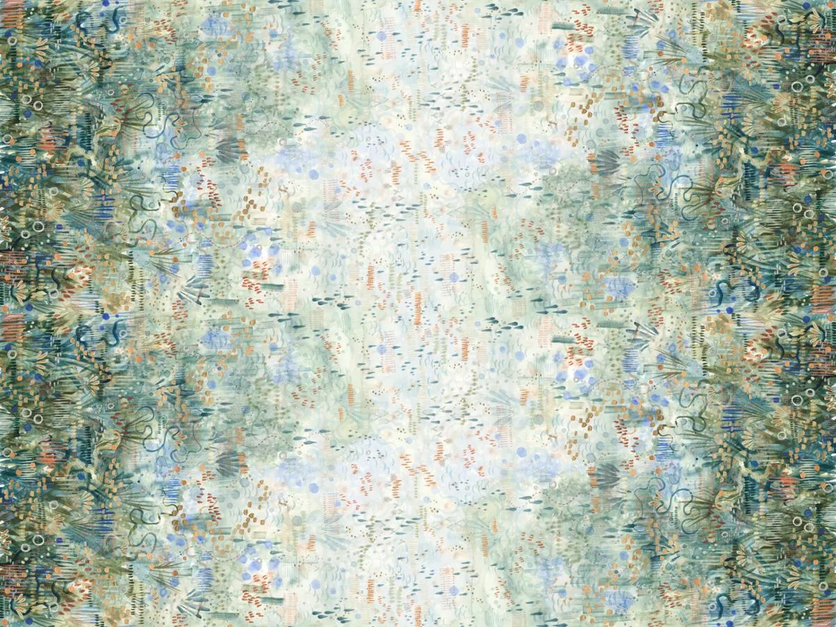 Desert Oasis Deep Dive Ombre Spruce Light Green Create Joy Project Moda Cotton Fabric
