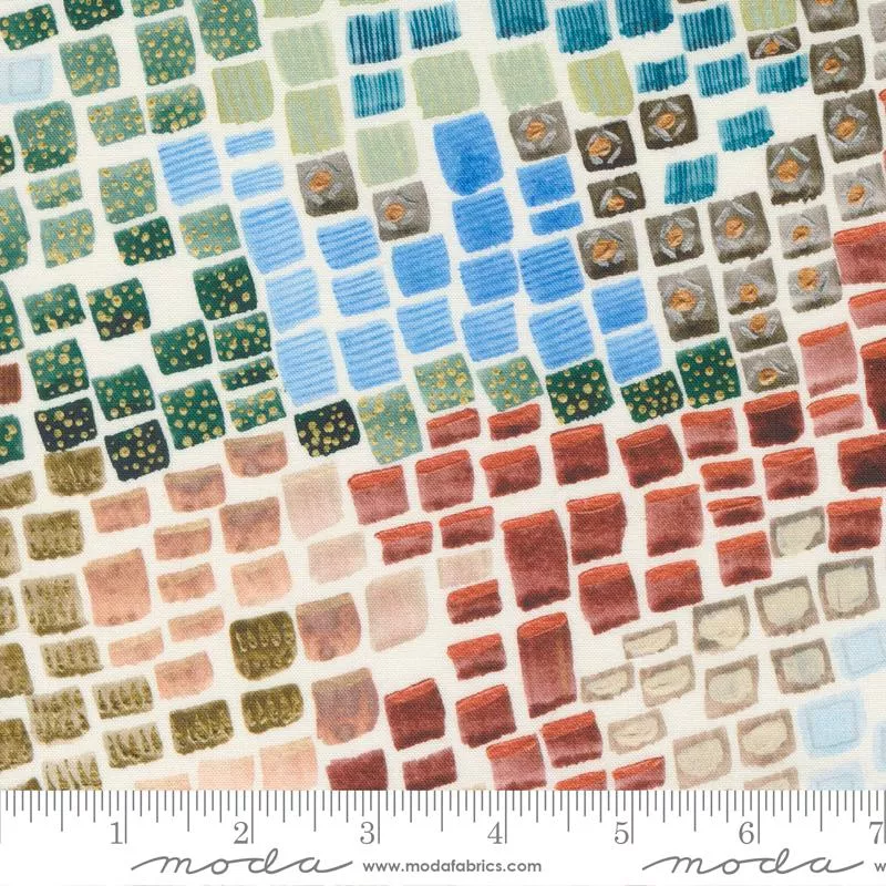 Desert Oasis Tipping the Scales Cloud Multi Create Joy Project Moda Cotton Fabric