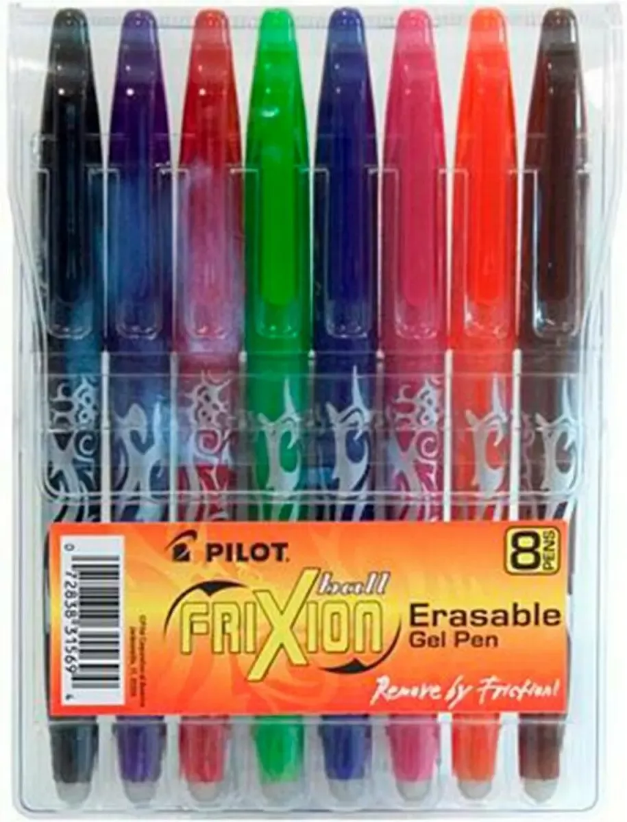 FRIXION GEL PEN 8pc Assorted Colors