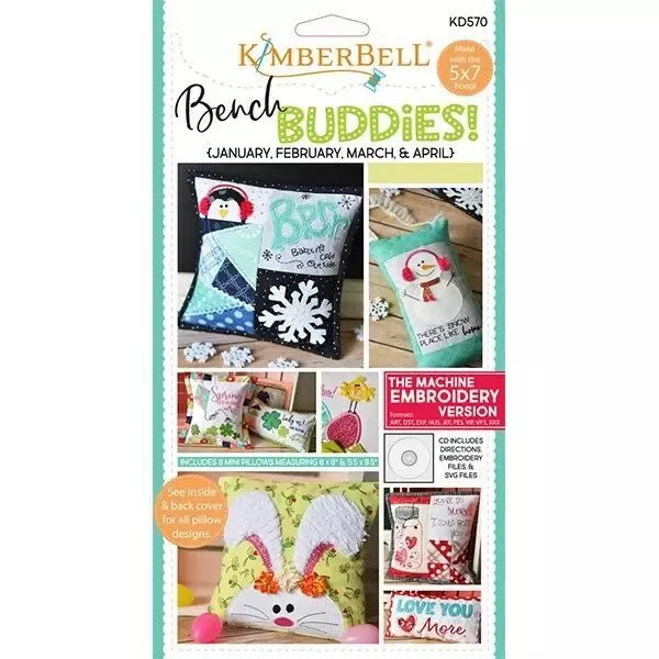 Kimberbell Bench Buddy Series Jan Feb Mar Apr ME CD