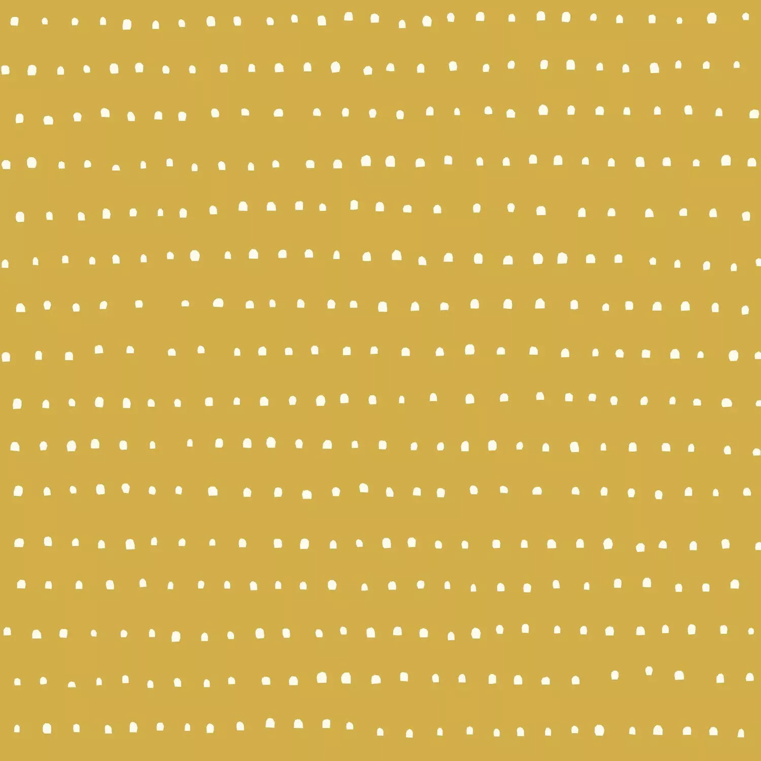Organic Lumps Mustard by Little House Cottons - Organic Cotton Poplin Fabric (half yard)