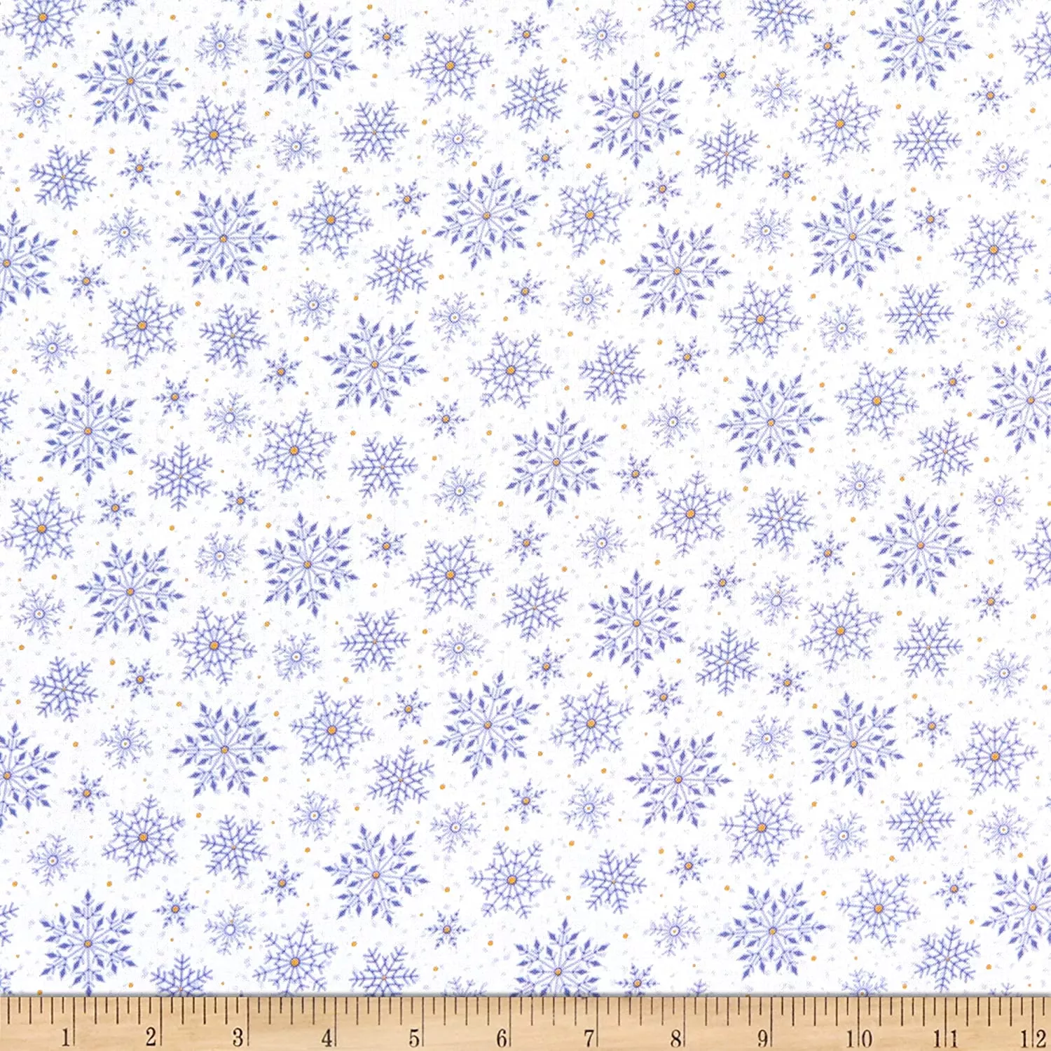 Santa's Night Out Snowflakes White Marcello Corti Quilting Treasures Cotton Fabric